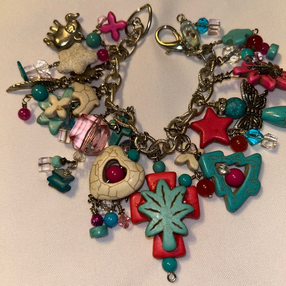 Bohemian Multicolor Charm Bracelet